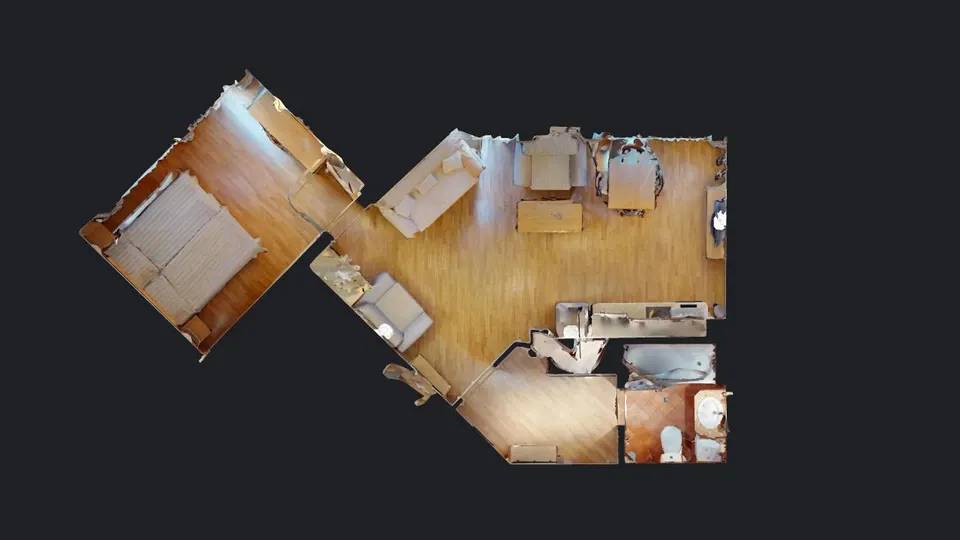 One-bedroom apartment in the Atrium Beach complex, Elenite