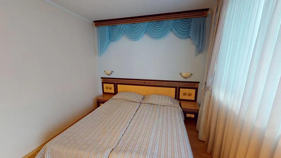 One-bedroom apartment in the Atrium Beach complex, Elenite