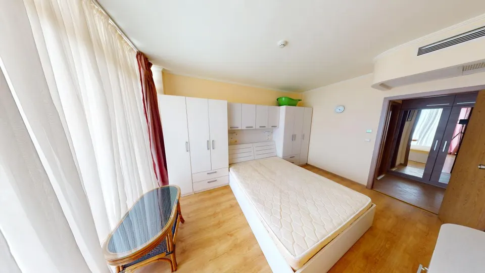Two-bedroom apartment in the Atrium Beach complex, Elenite