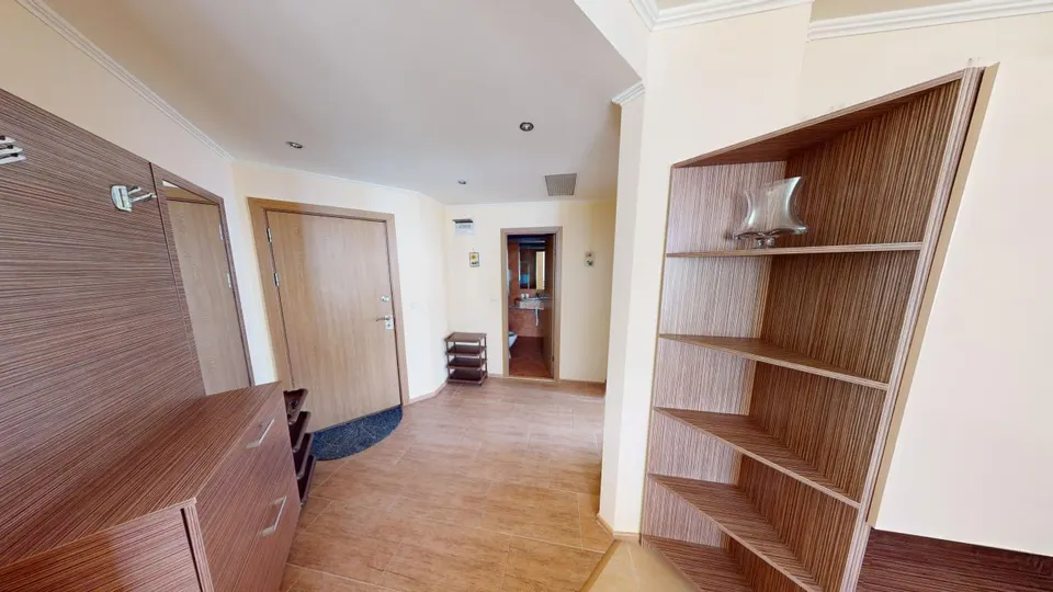 Two-bedroom apartment in the Atrium Beach complex, Elenite