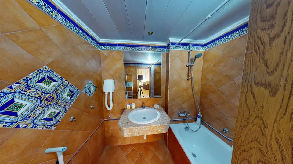 Two-bedroom apartment in the Atrium Beach complex, Elenite