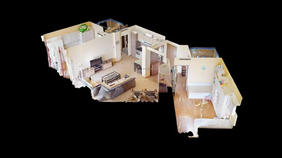 Two-bedroom apartment in the Atrium Beach complex, Elenite