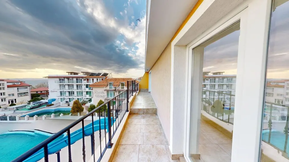 2-Zimmer-Wohnung mit Meerblick in Grand Villa, Sweti Wlas