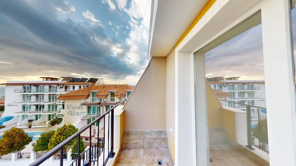 2-Zimmer-Wohnung mit Meerblick in Grand Villa, Sweti Wlas